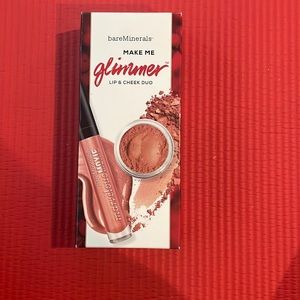 Bareminerals - make me glimmer lip & cheek duo - never used